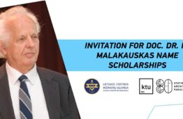 Invitation doc. Dr. M. Malakauskas name scholarships